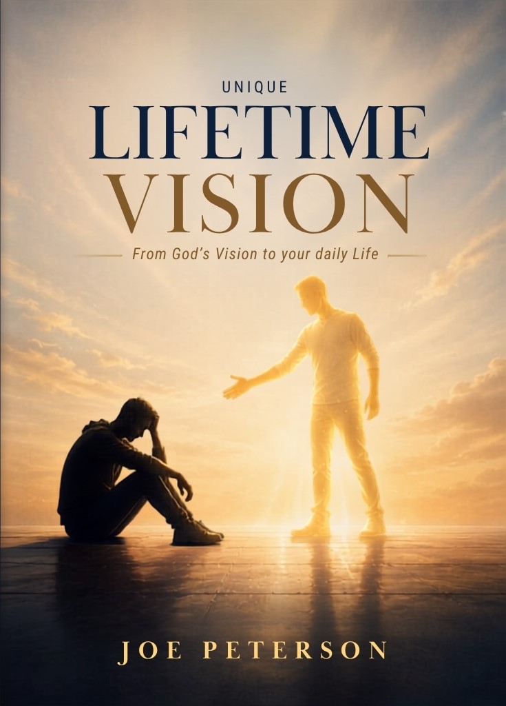 "Unique Lifetime Vision" Christian faith-based book cover design by American books agency, a professional book writing company